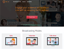 Tablet Screenshot of belive.tv